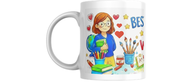 best teacher mugmockup left